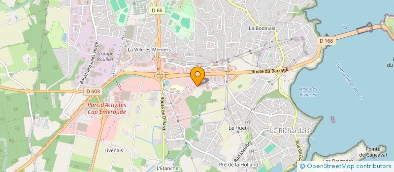 localisation de l'entreprise MONSIEUR MATHIEU LUGAND à LA RICHARDAIS