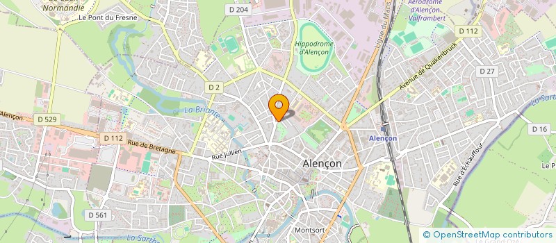 localisation de l'entreprise MONSIEUR MATHIEU LUNEL à ALENCON