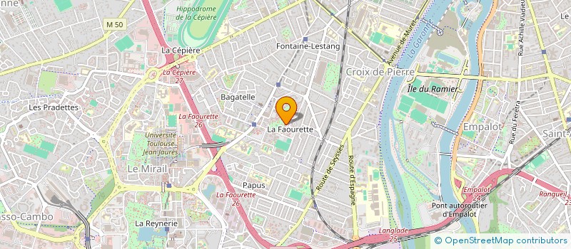 localisation de l'entreprise MONSIEUR MATHIEU MACOUDA  TOULOUSE