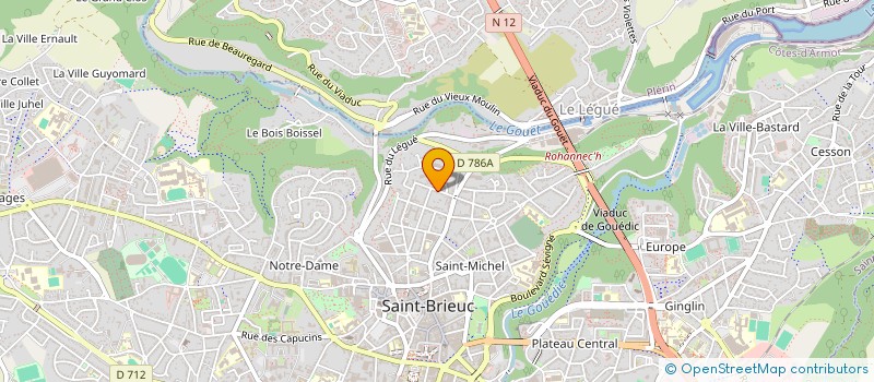 localisation de l'entreprise MONSIEUR MATHIEU MADEC à SAINT-BRIEUC