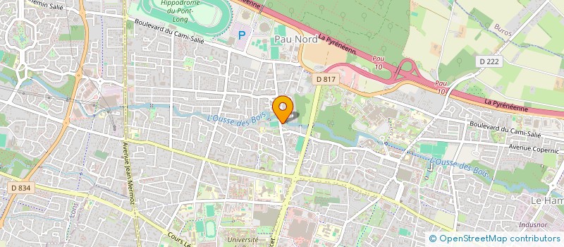 localisation de l'entreprise MONSIEUR MATHIEU MAHMOUD  PAU