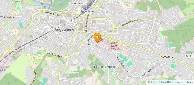 localisation de l'entreprise MONSIEUR MATHIEU MAILLEFER à ANGOULEME