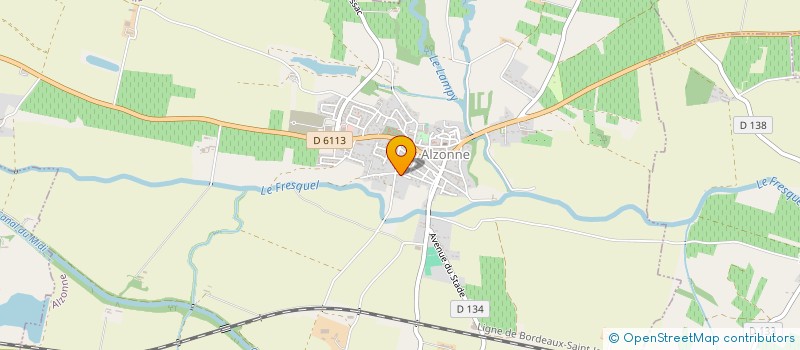 localisation de l'entreprise MONSIEUR MATHIEU MAISONNADE à ALZONNE