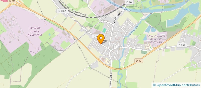 localisation de l'entreprise MONSIEUR MATHIEU MALABOEUF  THIANT