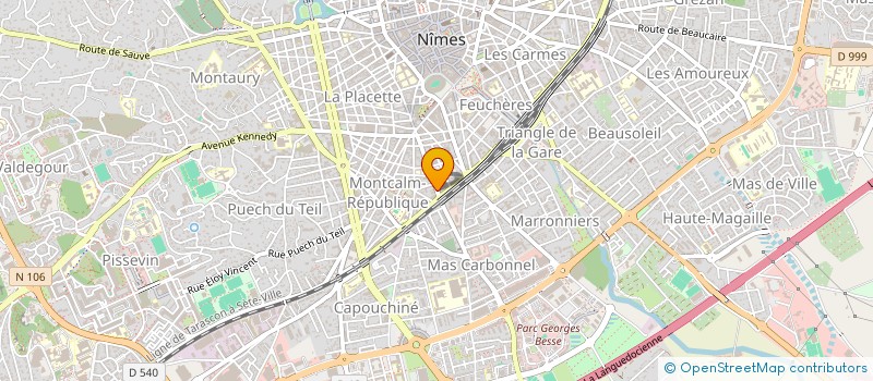localisation de l'entreprise MONSIEUR MATHIEU MALARGE à LA GRANDE-MOTTE