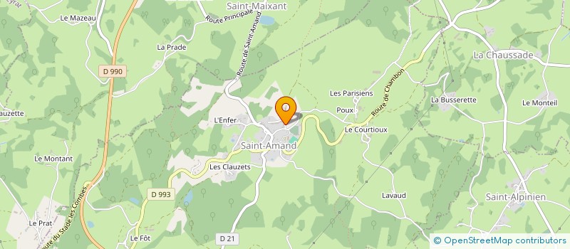 localisation de l'entreprise MONSIEUR MATHIEU MALBRUN à SAINT-AMAND