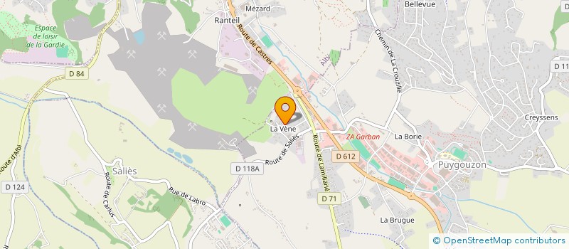 localisation de l'entreprise MONSIEUR MATHIEU MALBRUNOT  PUYGOUZON