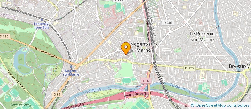localisation de l'entreprise MONSIEUR MATHIEU MALESKEVITCH à NOGENT-SUR-MARNE