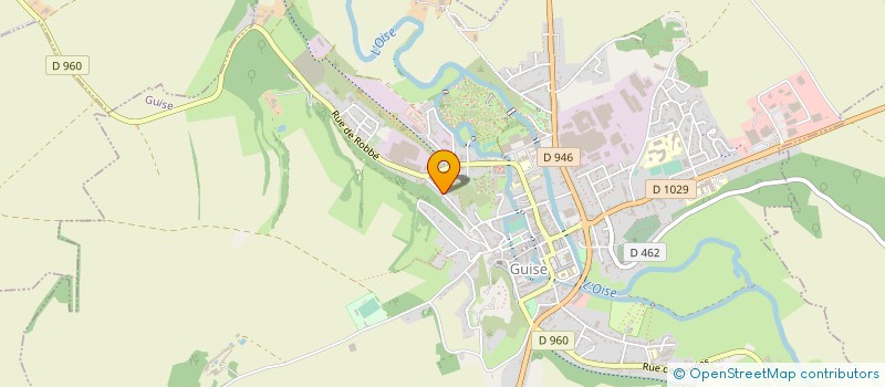 localisation de l'entreprise MONSIEUR MATHIEU MALIN à GUISE