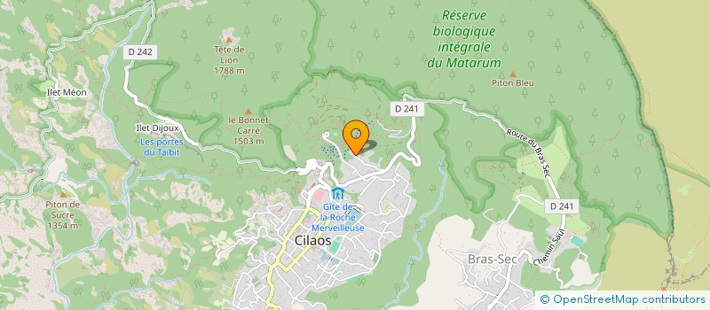 localisation de l'entreprise MONSIEUR MATHIEU MAMENT  CILAOS