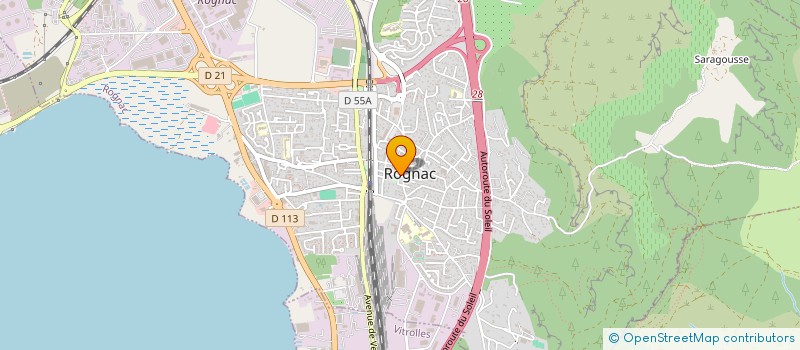 localisation de l'entreprise MONSIEUR MATHIEU MANFREDI  ROGNAC