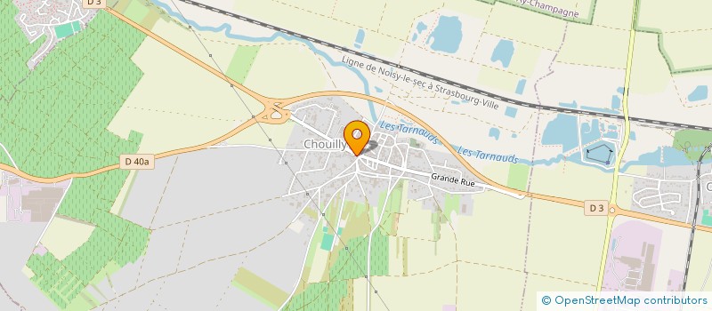 localisation de l'entreprise MONSIEUR MATHIEU MARCEL RENE BAUDETTE  CHOUILLY