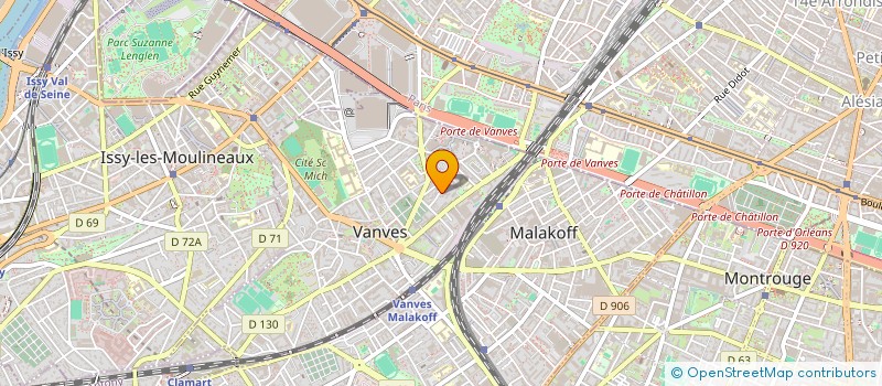 localisation de l'entreprise MONSIEUR MATHIEU MARCHAND à VANVES