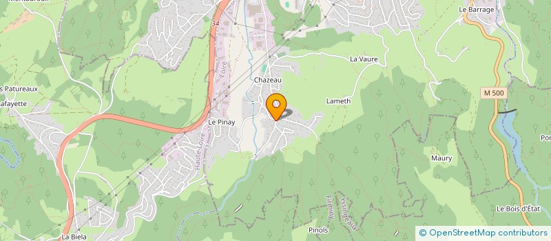 localisation de l'entreprise MONSIEUR MATHIEU MARCONNET à FIRMINY