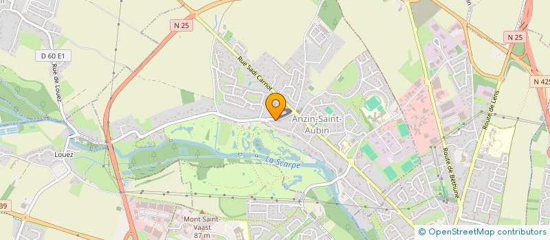 localisation de l'entreprise MONSIEUR MATHIEU MARGAGE  ANZIN-SAINT-AUBIN