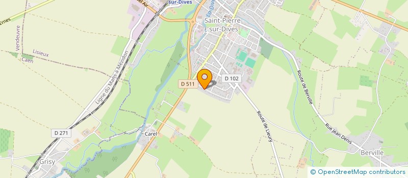 localisation de l'entreprise MONSIEUR MATHIEU MARIE  SAINT-PIERRE-EN-AUGE