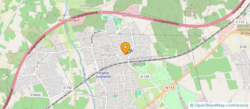 localisation de l'entreprise MONSIEUR MATHIEU MARIGNIER  VERGEZE