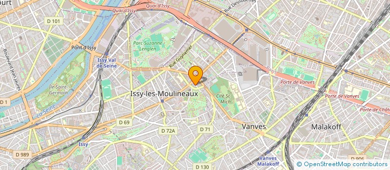 localisation de l'entreprise MONSIEUR MATHIEU MARIOLLE à ISSY-LES-MOULINEAUX