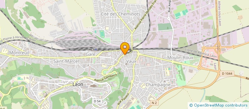 localisation de l'entreprise MONSIEUR MATHIEU MARISSAL à LAON