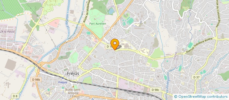 localisation de l'entreprise MONSIEUR MATHIEU MARTEL à FREJUS
