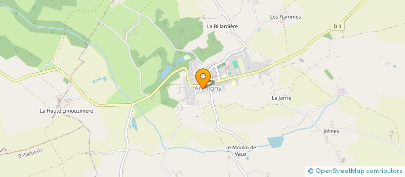 localisation de l'entreprise MONSIEUR MATHIEU MARTIN  ARCHIGNY