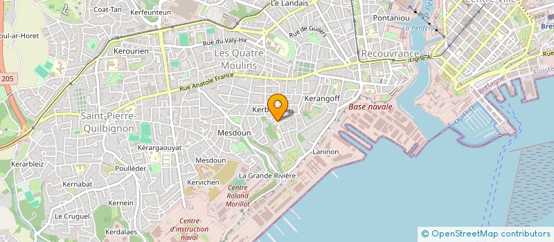 localisation de l'entreprise MONSIEUR MATHIEU MARTIN à BREST
