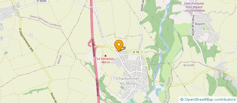 localisation de l'entreprise MONSIEUR MATHIEU MARTINS à CHARBONNIER-LES-MINES
