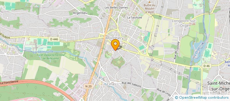 localisation de l'entreprise MONSIEUR MATHIEU MARTINS à MONTLHERY