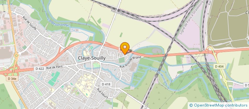 localisation de l'entreprise MONSIEUR MATHIEU MARTOT  CLAYE-SOUILLY