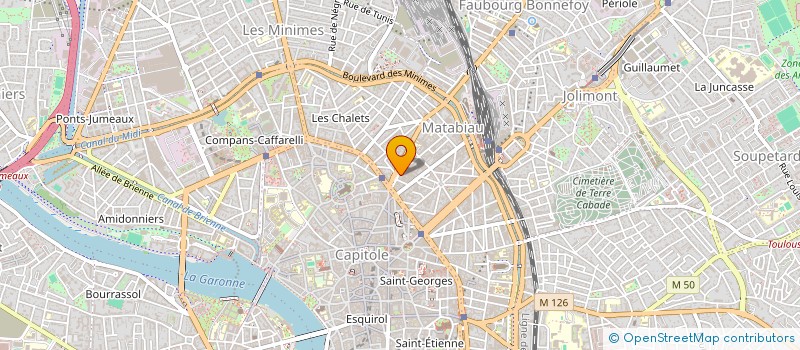 localisation de l'entreprise MONSIEUR MATHIEU MARTY  TOULOUSE