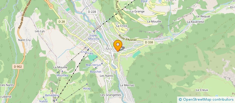 localisation de l'entreprise MONSIEUR MATHIEU MARULLAZ à MORZINE