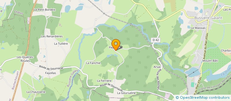 localisation de l'entreprise MONSIEUR MATHIEU MARY à BUSSIERE-GALANT