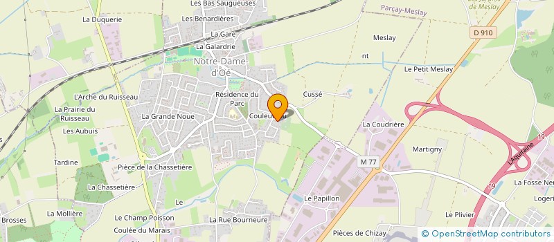 localisation de l'entreprise MONSIEUR MATHIEU MASSE à NOTRE-DAME-D'OE