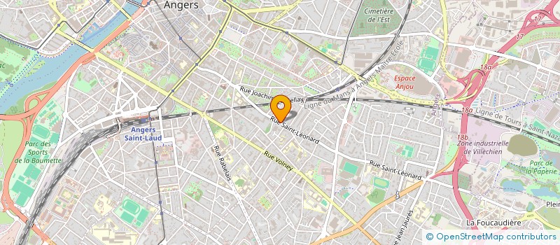 localisation de l'entreprise MONSIEUR MATHIEU MASSICOT à ANGERS