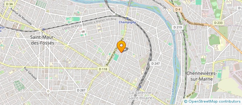 localisation de l'entreprise MONSIEUR MATHIEU MASSON  SAINT-MAUR-DES-FOSSES