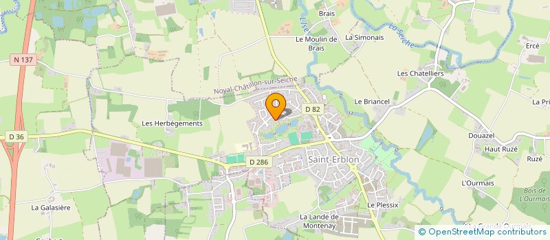 localisation de l'entreprise MONSIEUR MATHIEU MASTON  SAINT-ERBLON