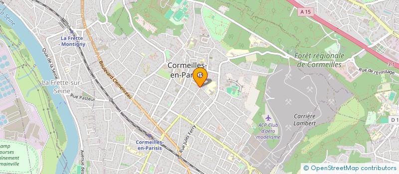 localisation de l'entreprise MONSIEUR MATHIEU MATHIEU  CORMEILLES-EN-PARISIS