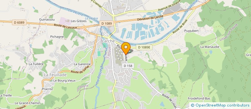 localisation de l'entreprise MONSIEUR MATHIEU MATT  LARCHE