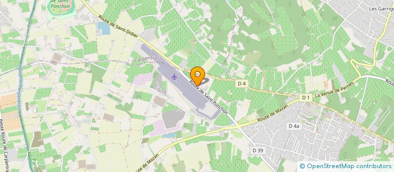 localisation de l'entreprise MONSIEUR MATHIEU MAURICE  PERNES-LES-FONTAINES