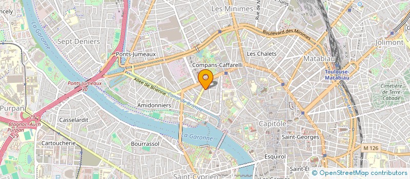 localisation de l'entreprise MONSIEUR MATHIEU MAURIN  TOULOUSE