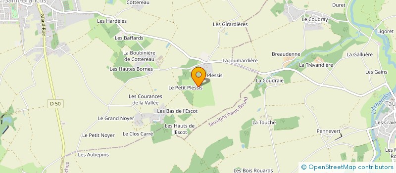 localisation de l'entreprise MONSIEUR MATHIEU MAURY  SAINT-BRANCHS