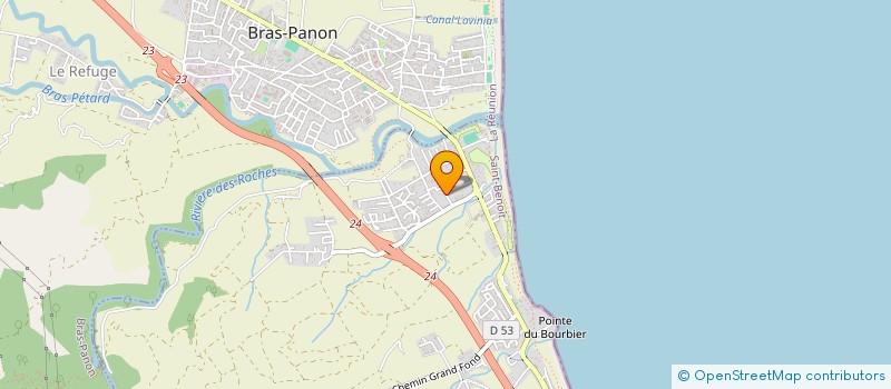 localisation de l'entreprise MONSIEUR MATHIEU MAUVE  SAINT-BENOIT