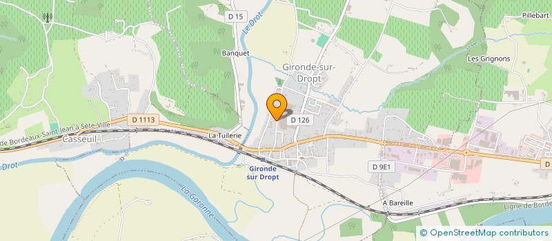 localisation de l'entreprise MONSIEUR MATHIEU MAZIERE  GIRONDE-SUR-DROPT