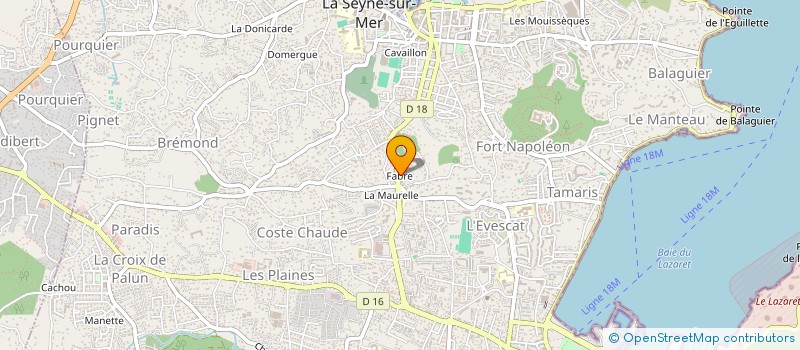 localisation de l'entreprise MONSIEUR MATHIEU MAZOYER à LA SEYNE-SUR-MER