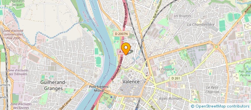 localisation de l'entreprise MONSIEUR MATHIEU MAZZARELLA  BOURG-LES-VALENCE