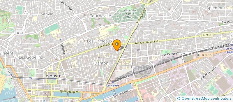 localisation de l'entreprise MONSIEUR MATHIEU MEHEUST  LE HAVRE