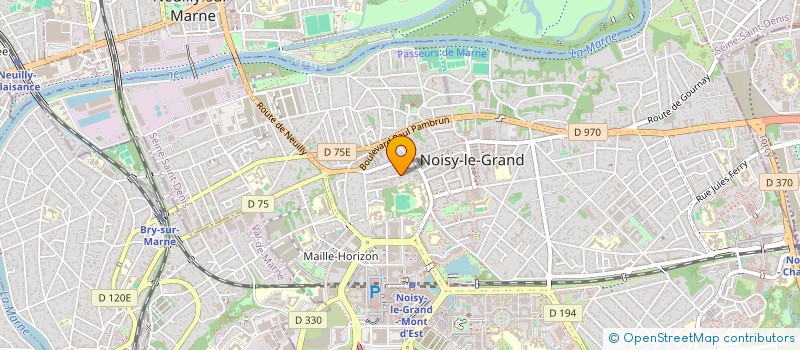 localisation de l'entreprise MONSIEUR MATHIEU MELON à NOISY-LE-GRAND
