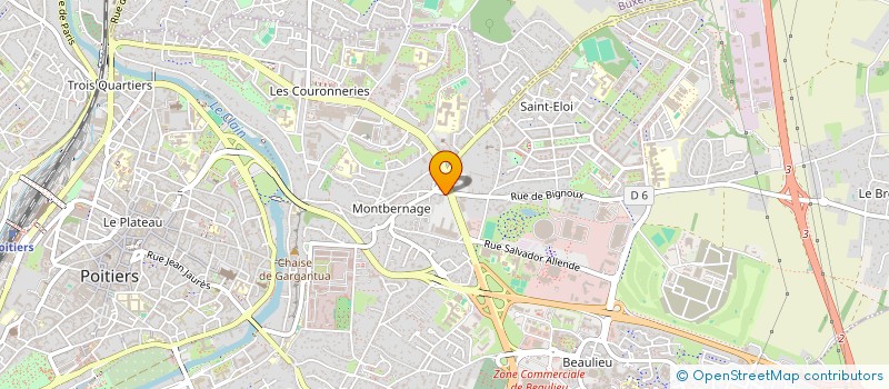 localisation de l'entreprise MONSIEUR MATHIEU MENCARELLI  POITIERS