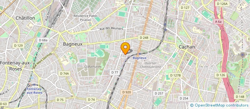 localisation de l'entreprise MONSIEUR MATHIEU MENDES à BAGNEUX