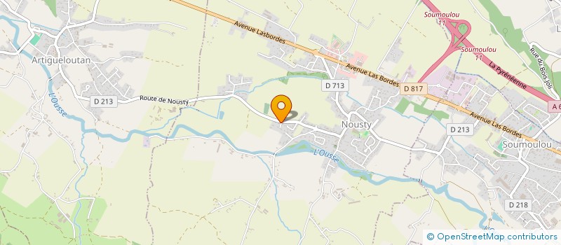 localisation de l'entreprise MONSIEUR MATHIEU MENDEZ  NOUSTY